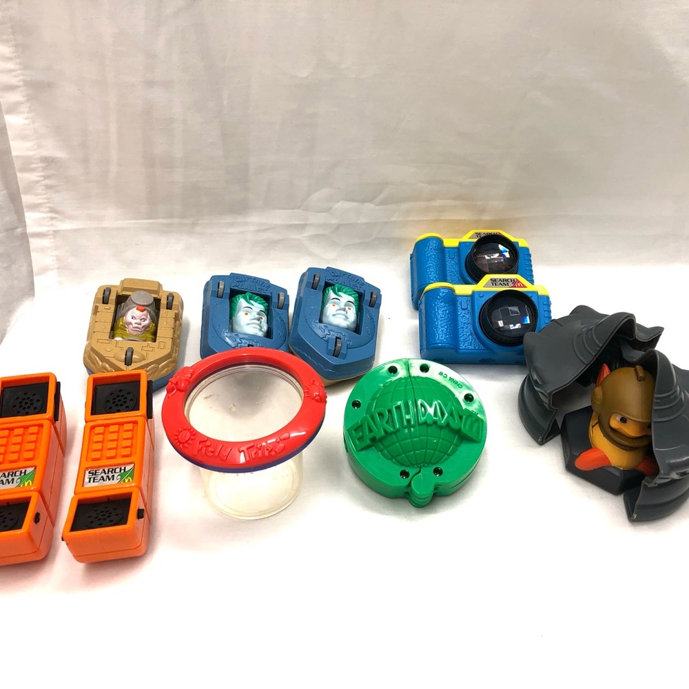 Vintage McDonald's Toys 90s Captain Planet Search Team Lot of 10